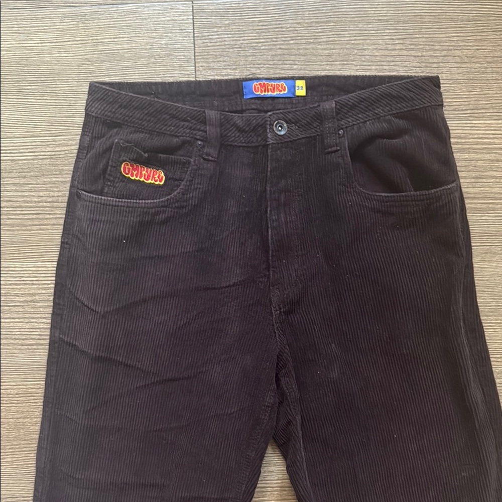 Black Corduroy Men's Pants